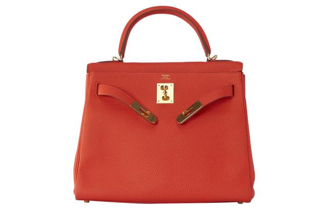 HERMES Kelly 28 Togo 9T Capucine