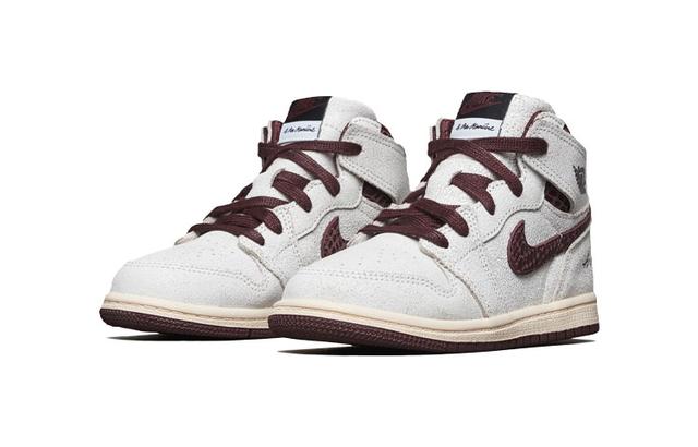 TD A Ma Manire x Air Jordan 1 Retro High OG SP "Sail and Burgundy"