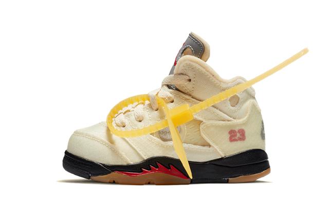 1-OFF-WHITE OFF-WHITE x Jordan Air Jordan 5 Sail SP