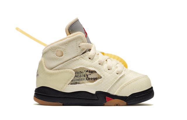 1-OFF-WHITE OFF-WHITE x Jordan Air Jordan 5 Sail SP