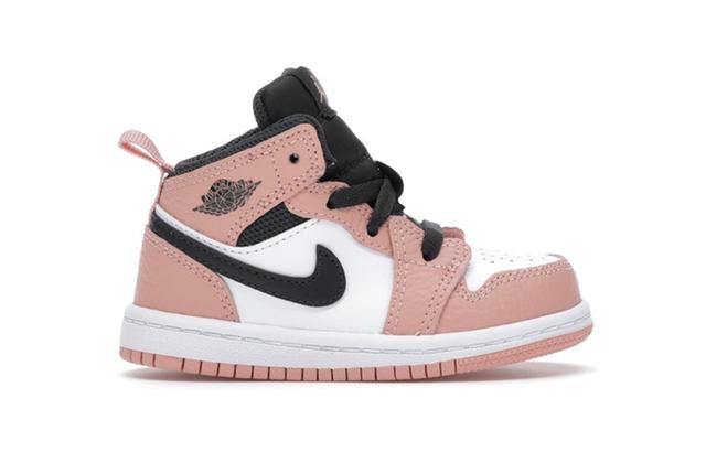 TD Air Jordan 1 Mid Pink Quartz