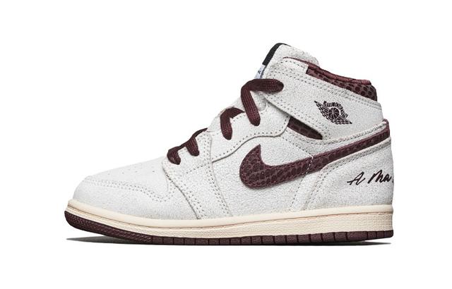 TD A Ma Manire x Air Jordan 1 Retro High OG SP "Sail and Burgundy"