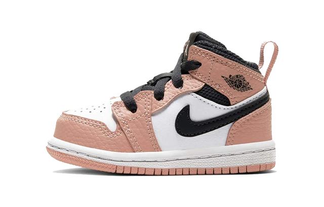 TD Air Jordan 1 Mid Pink Quartz