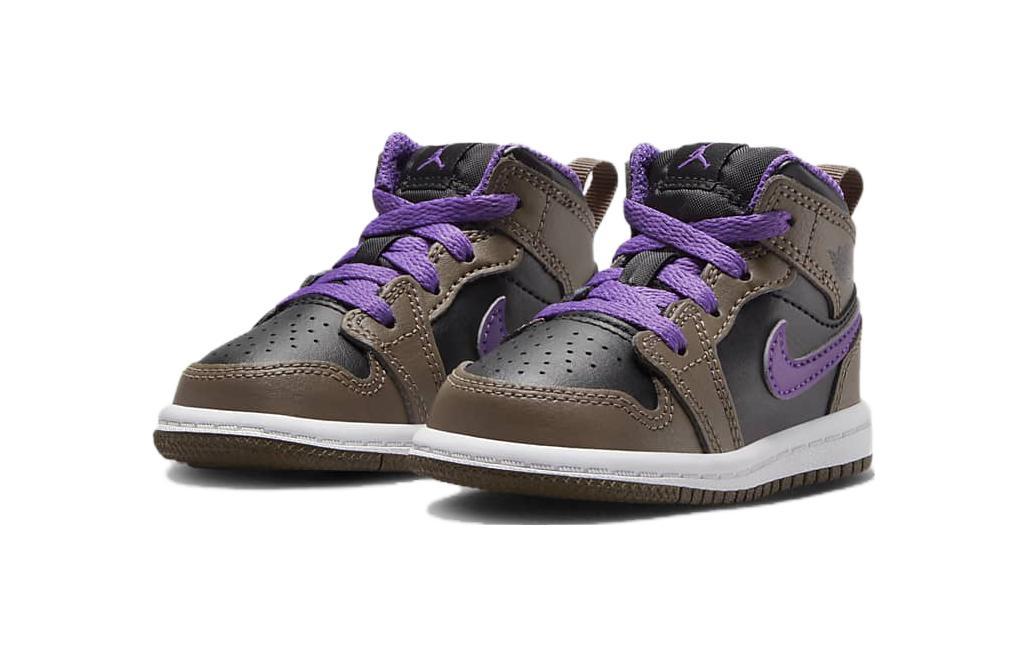 Jordan Air Jordan 1 Mid "Purple Mocha" TD