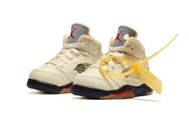 1-OFF-WHITE OFF-WHITE x Jordan Air Jordan 5 Sail SP