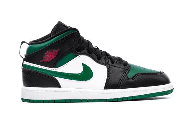 Jordan Air Jordan 1 Mid "Black Pine Green"