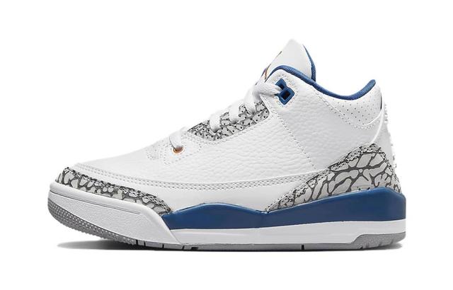 Jordan Air Jordan 3 "White and True Blue" BP