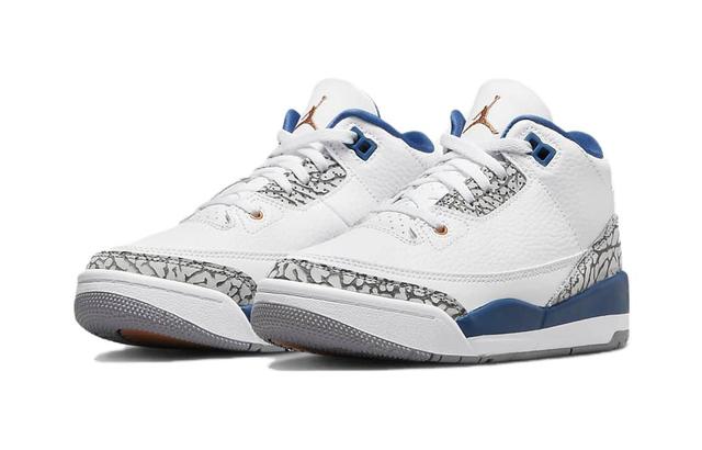 Jordan Air Jordan 3 "White and True Blue" BP