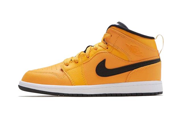 Jordan Air Jordan 1 Mid University Gold Black