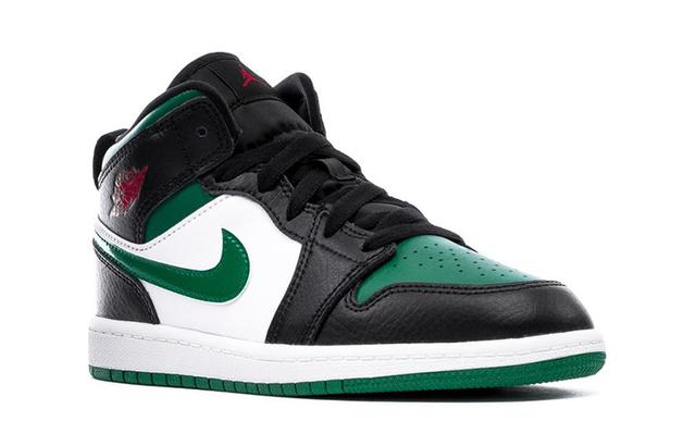 Jordan Air Jordan 1 Mid "Black Pine Green"