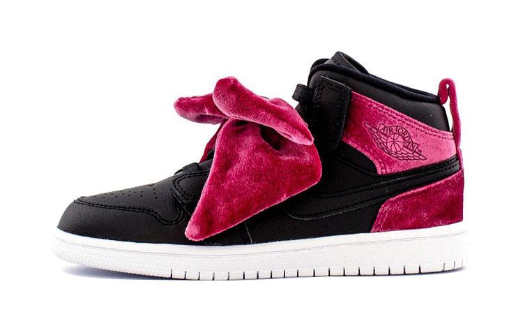 Jordan Air Jordan 1 Mid Bow "Black Noble Red"