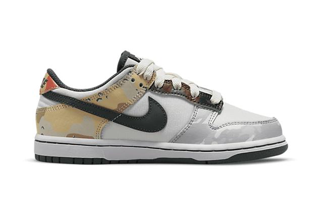 Nike Dunk Low SE "Sail Multi-Camo" LOGO