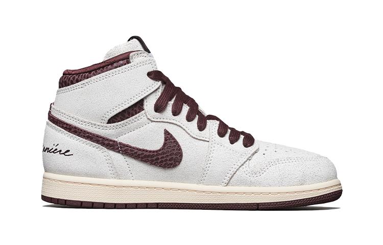 A Ma Manire x Jordan Air Jordan 1 retro high og sp "sail and burgundy"