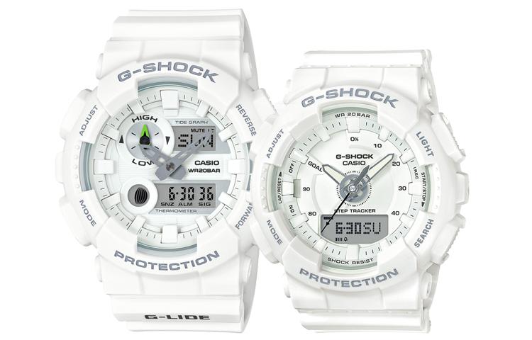 G-SHOCK 55*51.2mm+49*45.9mm GAX-100A-7APR+GMA-S130-7APR