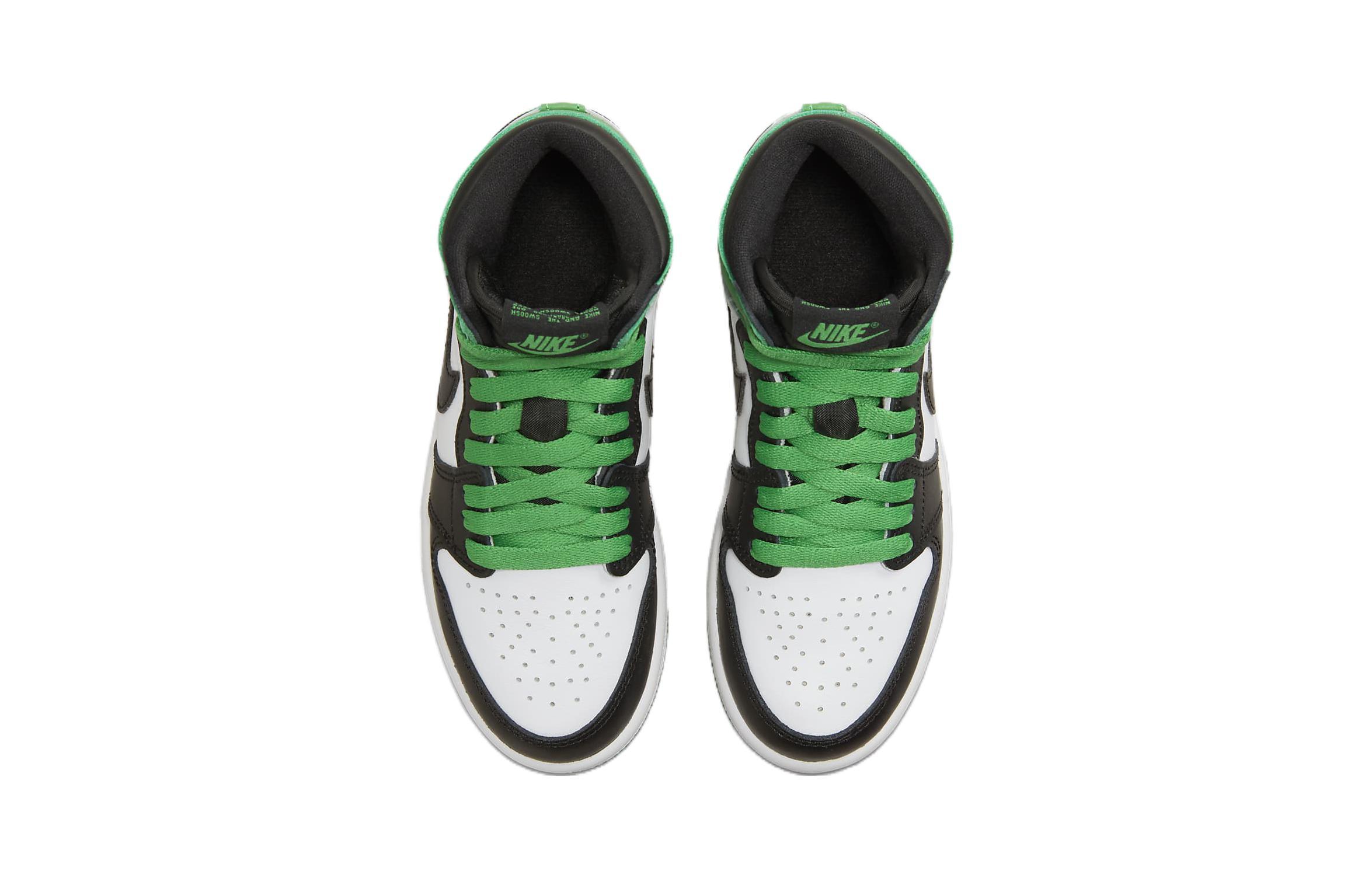 Jordan Air Jordan 1 High OG Black and Lucky Green