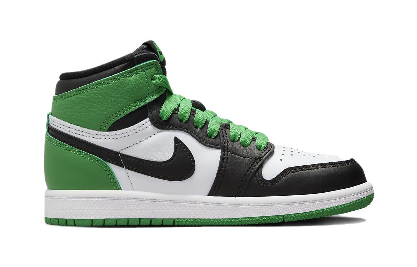 Jordan Air Jordan 1 High OG Black and Lucky Green