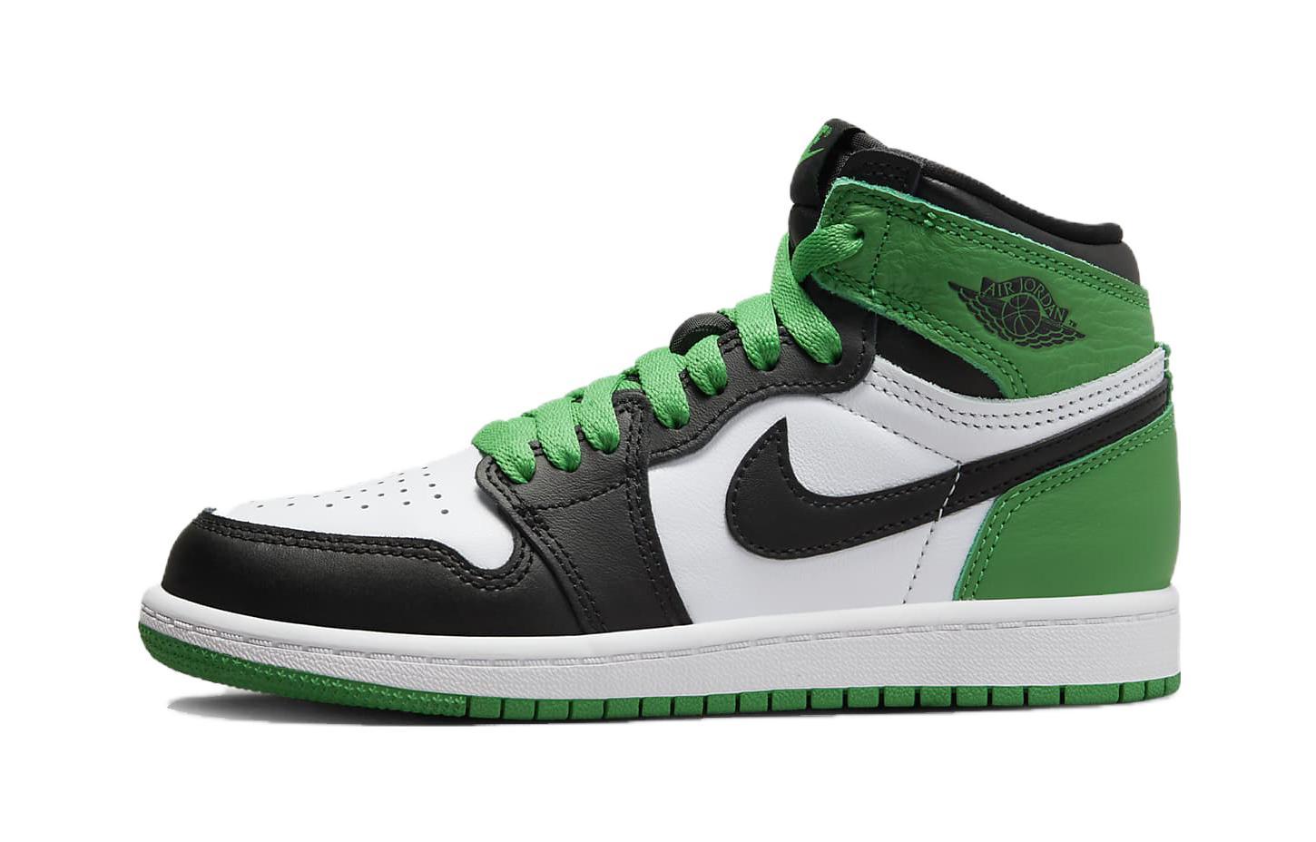 Jordan Air Jordan 1 High OG Black and Lucky Green