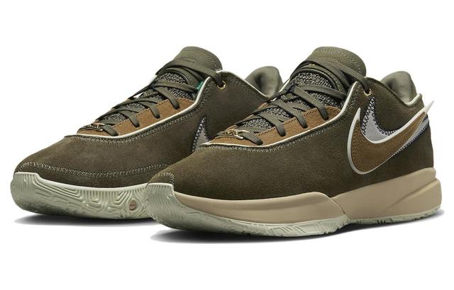 Nike LeBron 20 "Olive Suede"