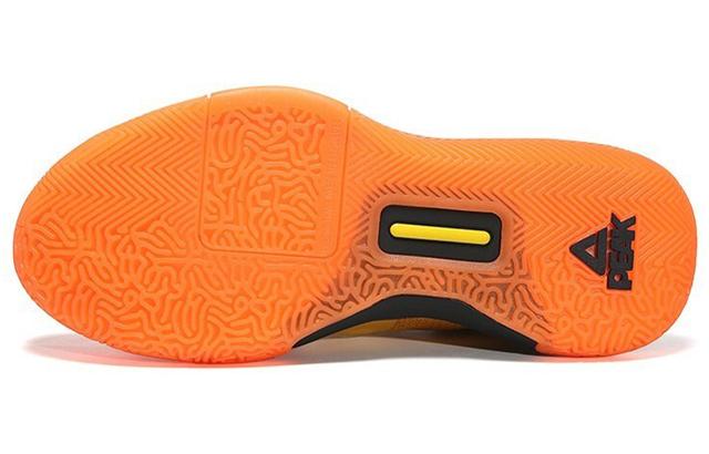 匹克 闪现一代 舒适百搭 减震防滑耐磨包裹性平衡 低帮 篮球鞋 男款 橙黄