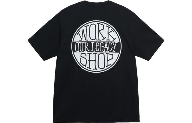 Stussy x OUR LEGACY SS23 DOT PIGMENT DYED TEE LogoT