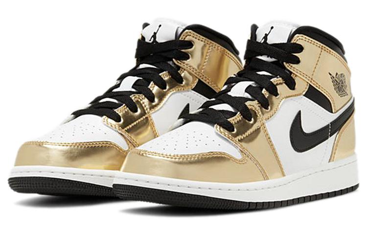 Jordan Air Jordan 1 Mid Metallic Gold GS