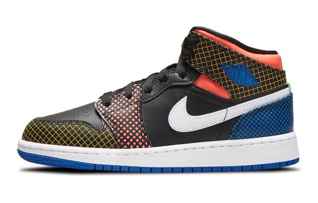 Jordan Air Jordan 1 Mid "Multi-Color" GS