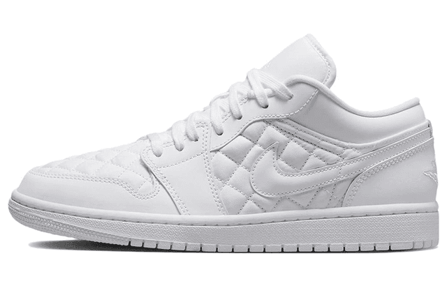 Jordan Air Jordan 1 Low Quilted "Triple White"