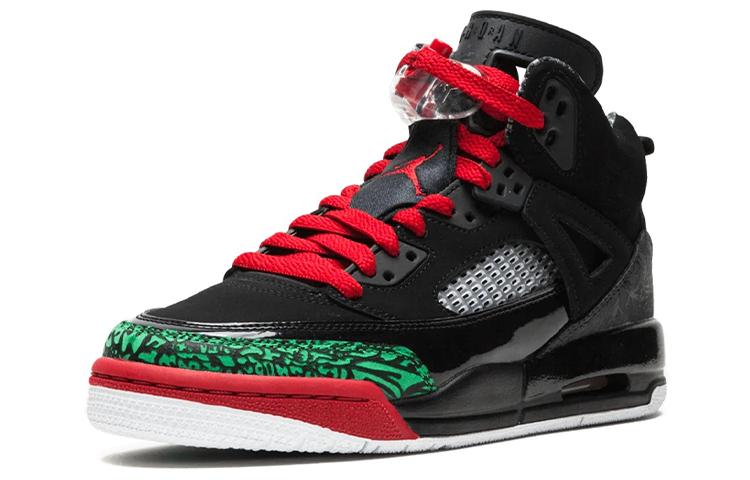 Jordan Spizike Black Varsity Red GS 2017