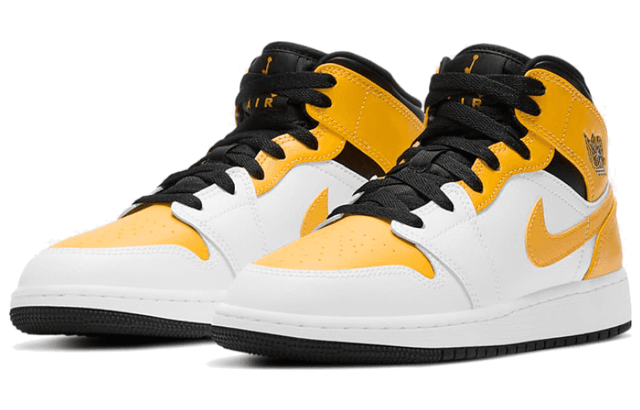 Jordan Air Jordan 1 Mid "University Gold" GS