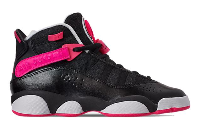 Jordan Air Jordan 6 Rings Black Pink GS