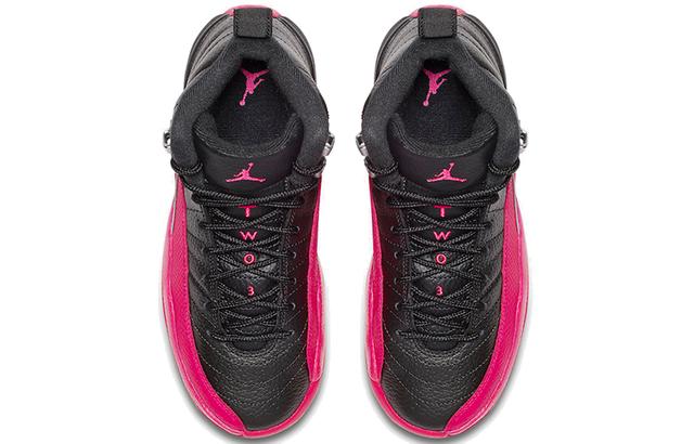 Jordan Air Jordan 12 Retro Black Deadly Pink GS