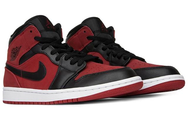 Jordan Air Jordan 1 Mid "Banned" Gym Red Black