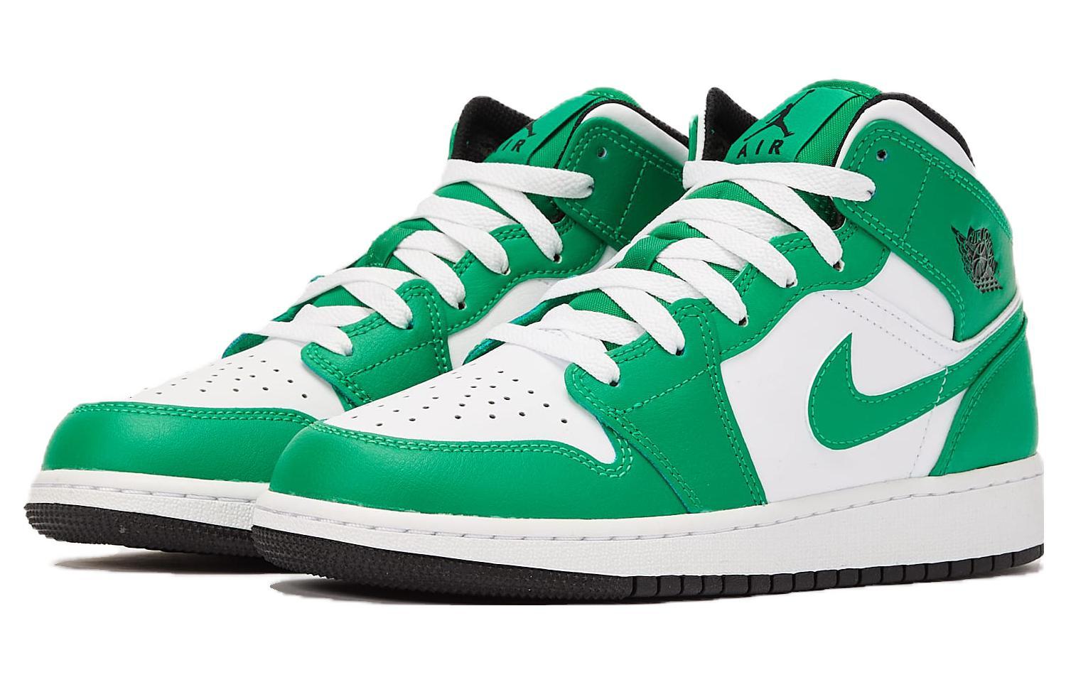 Jordan Air Jordan 1 Mid "Lucky Green" GS