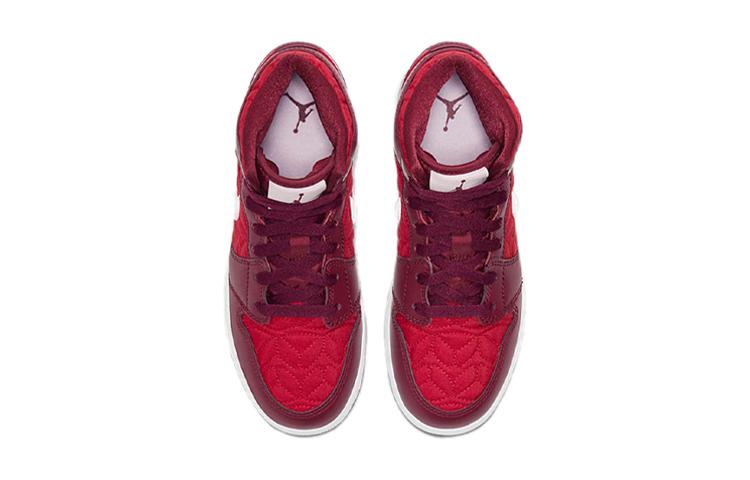 Jordan Air Jordan 1 Mid "Red Quilt" GS