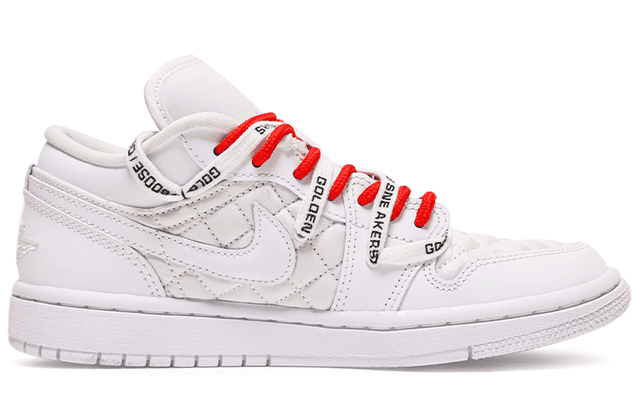 Air Jordan 1 Low Quilted "Triple White"