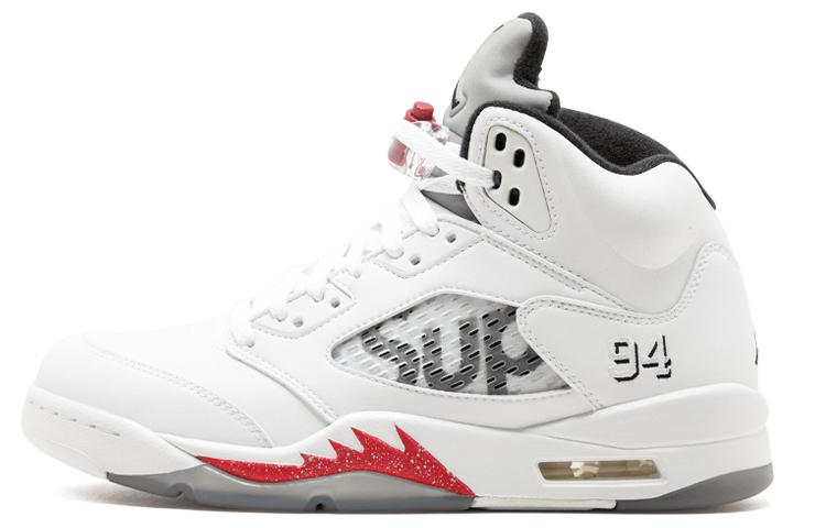 Supreme x Jordan Air Jordan 5 Retro White