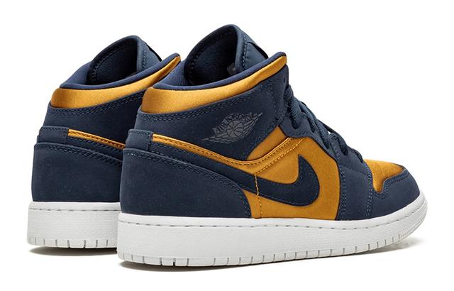 Jordan Air Jordan 1 Mid Obsidian Desert Ochre GS