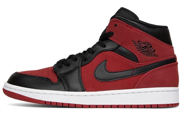 Jordan Air Jordan 1 Mid "Banned" Gym Red Black