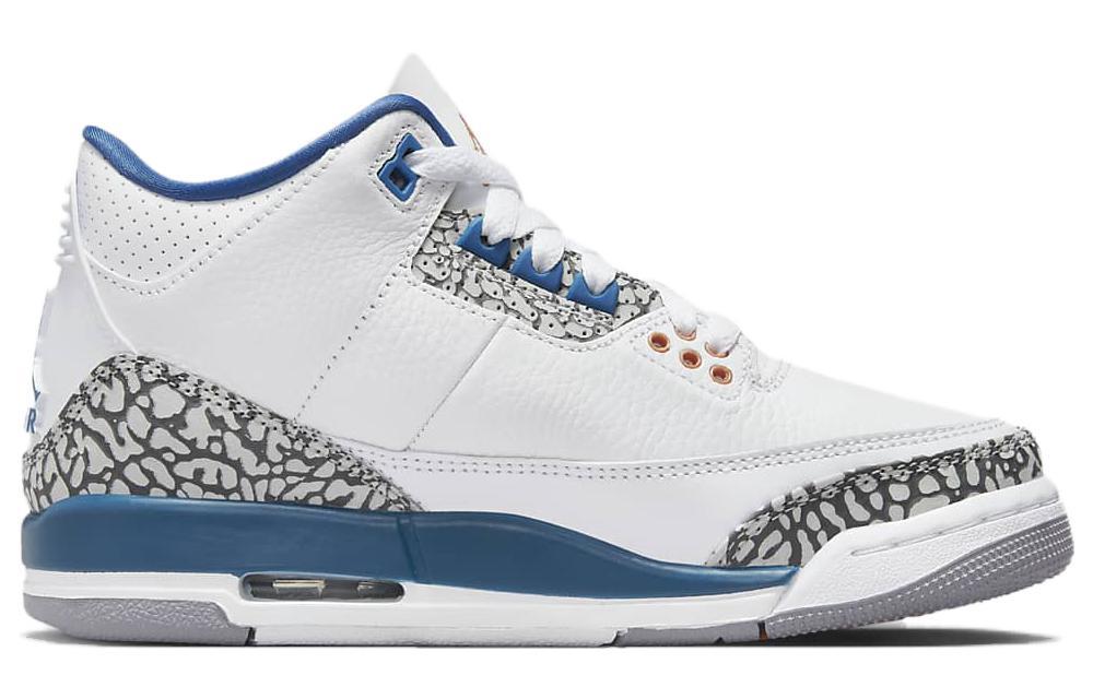 Jordan Air Jordan 3 Retro "White and True Blue" GS