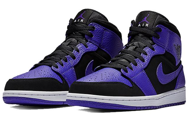 Jordan Air Jordan 1 Mid Black Dark Concord