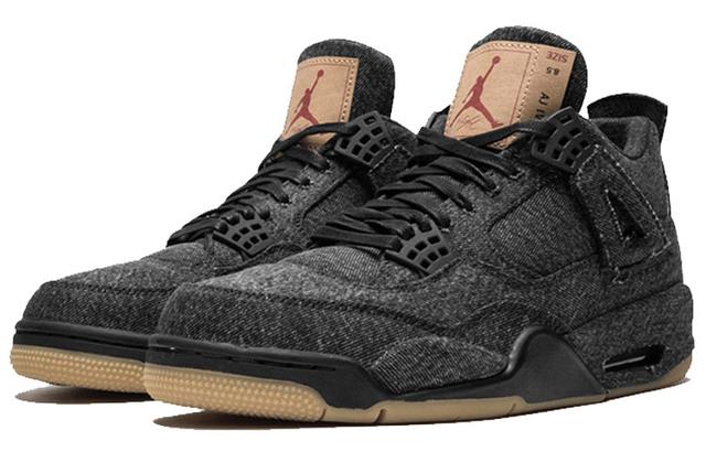 levis x Jordan Air Jordan 4 levis black (levis tag)