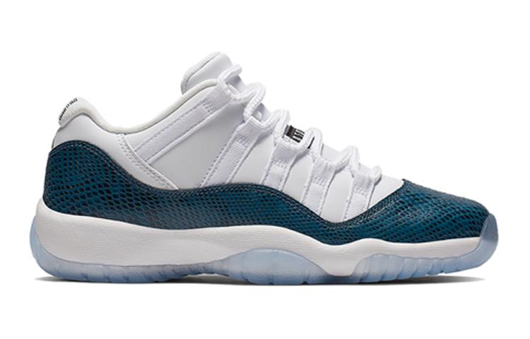 Jordan Air Jordan 11 Low "Navy Snakeskin" GS 2019