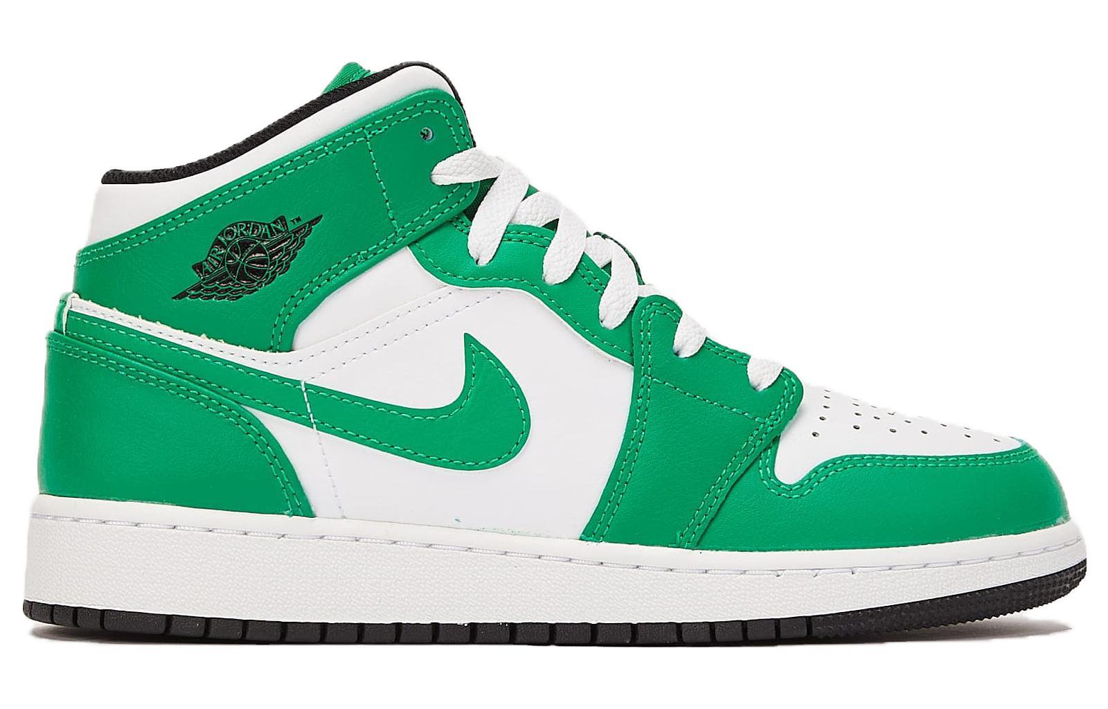 Jordan Air Jordan 1 Mid "Lucky Green" GS