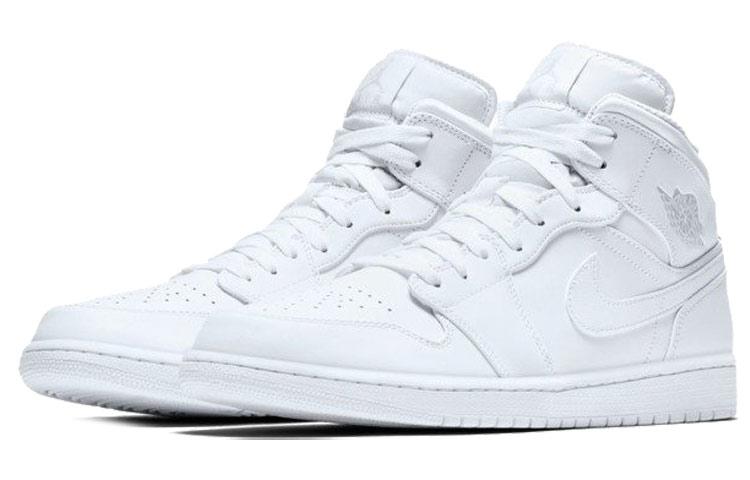 Jordan Air Jordan 1 Mid "Triple White"