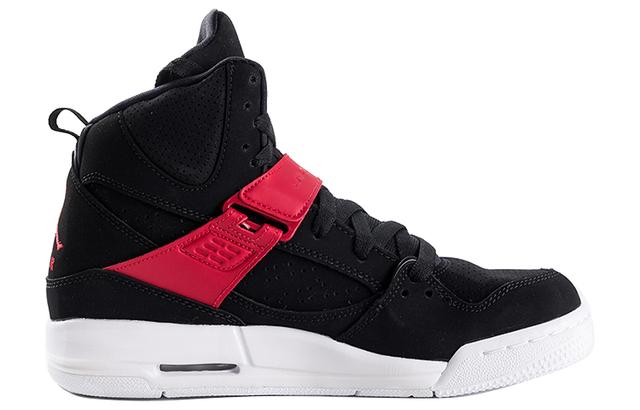 Jordan Flight 45 High Black Gym Red GS