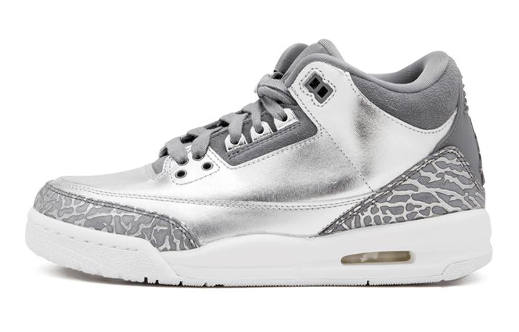 Jordan Air Jordan 3 Retro Premium Heiress Metallic Silver GS