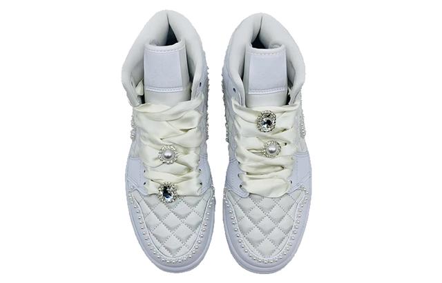 Jordan Air Jordan 1 Mid Quilted White