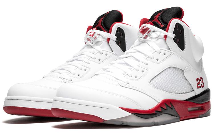 Jordan Air Jordan 5 Retro Fire Red Black Tongue (2013)