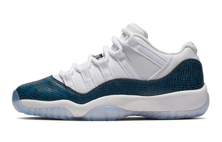 Jordan Air Jordan 11 Low "Navy Snakeskin" GS 2019