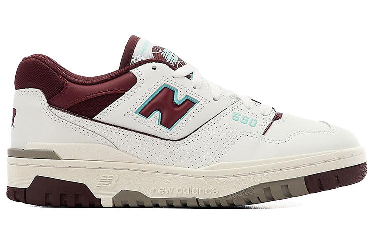 New Balance NB 550 White Burgundy